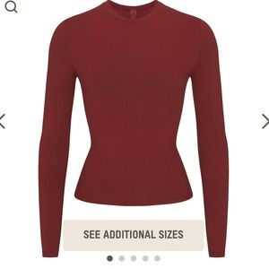 SKIMS Cotton long Sleeve Top